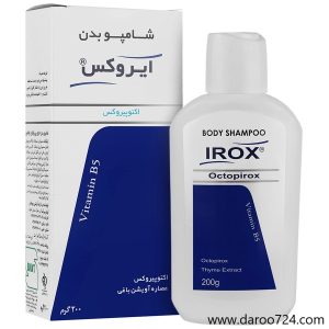 شامپو بدن ایروکس ضد قارچ اکتوپیروکس Anti Fungal Body Irox Shampoo