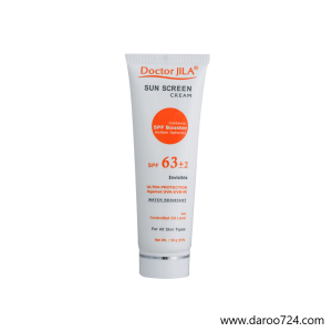 کرم ضد آفتاب SPF63 (بی رنگ) دکتر ژیلا  Dr Jila Sun Screen Cream SPF63