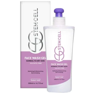 ژل شستشوی صورت فاقد سولفات استم سل مناسب پوست‌ های نرمال تا خشک